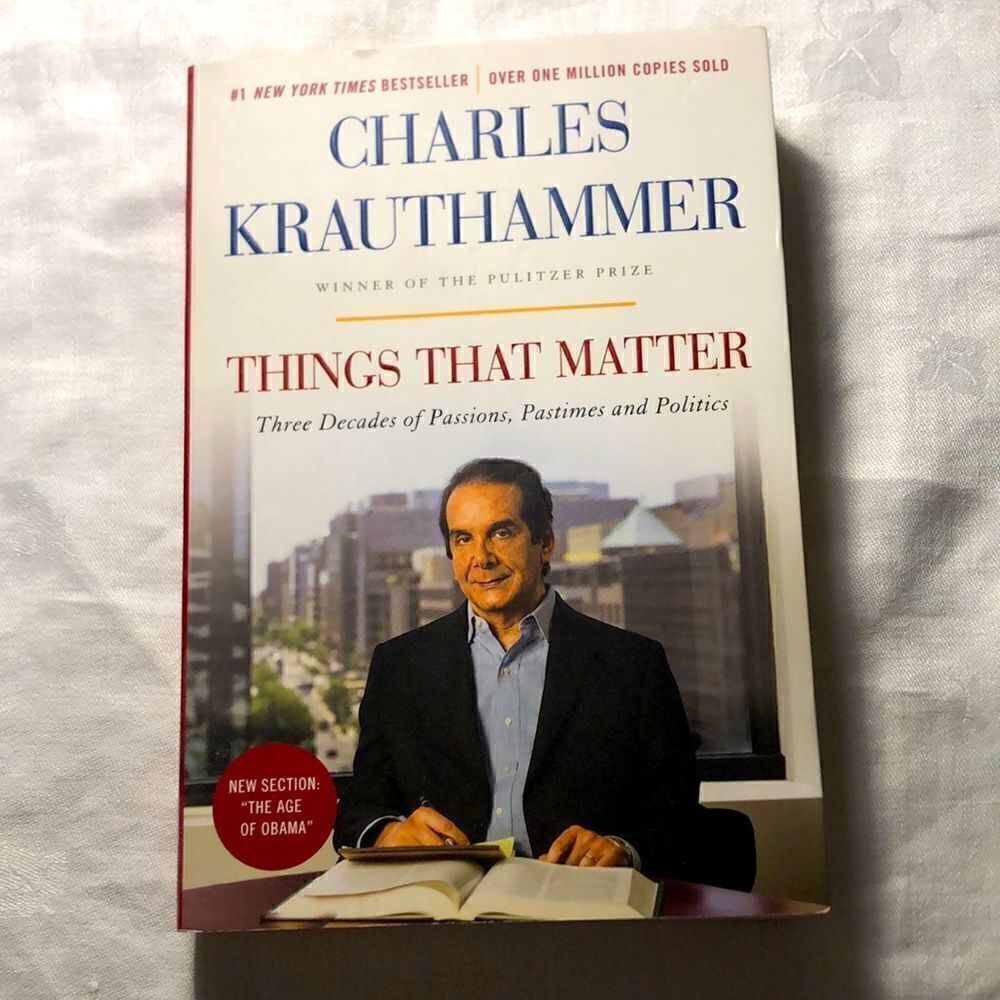 Things that Matter by Charles Krauthammer softcover - Picture 1 of 3